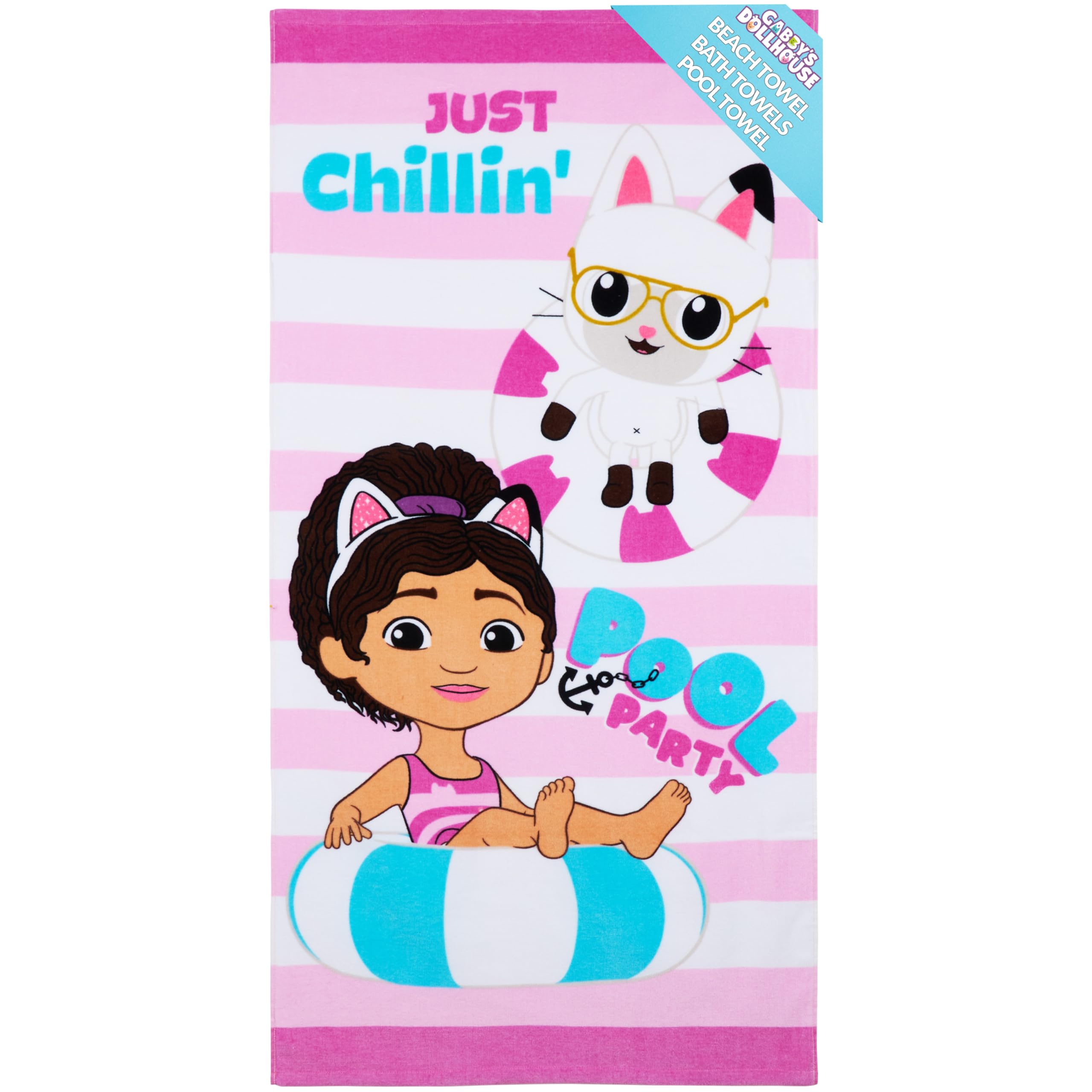Gabby's Dollhouse - Women's Beach Towel - Pink