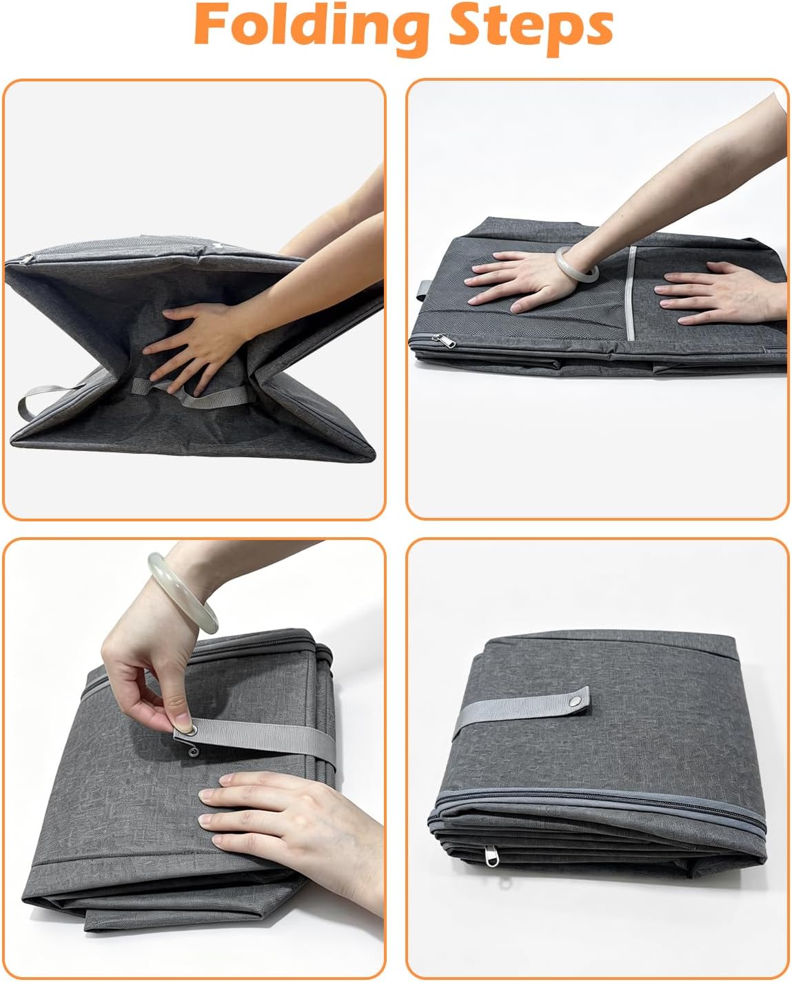 CloudValley Portable Extra Large Travel Litter Box for Cats with Zipped Lid