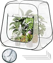 WOLTU Pop-Up Mini Greenhouse Made of Waterproof PVC Material, 100 x 100 x