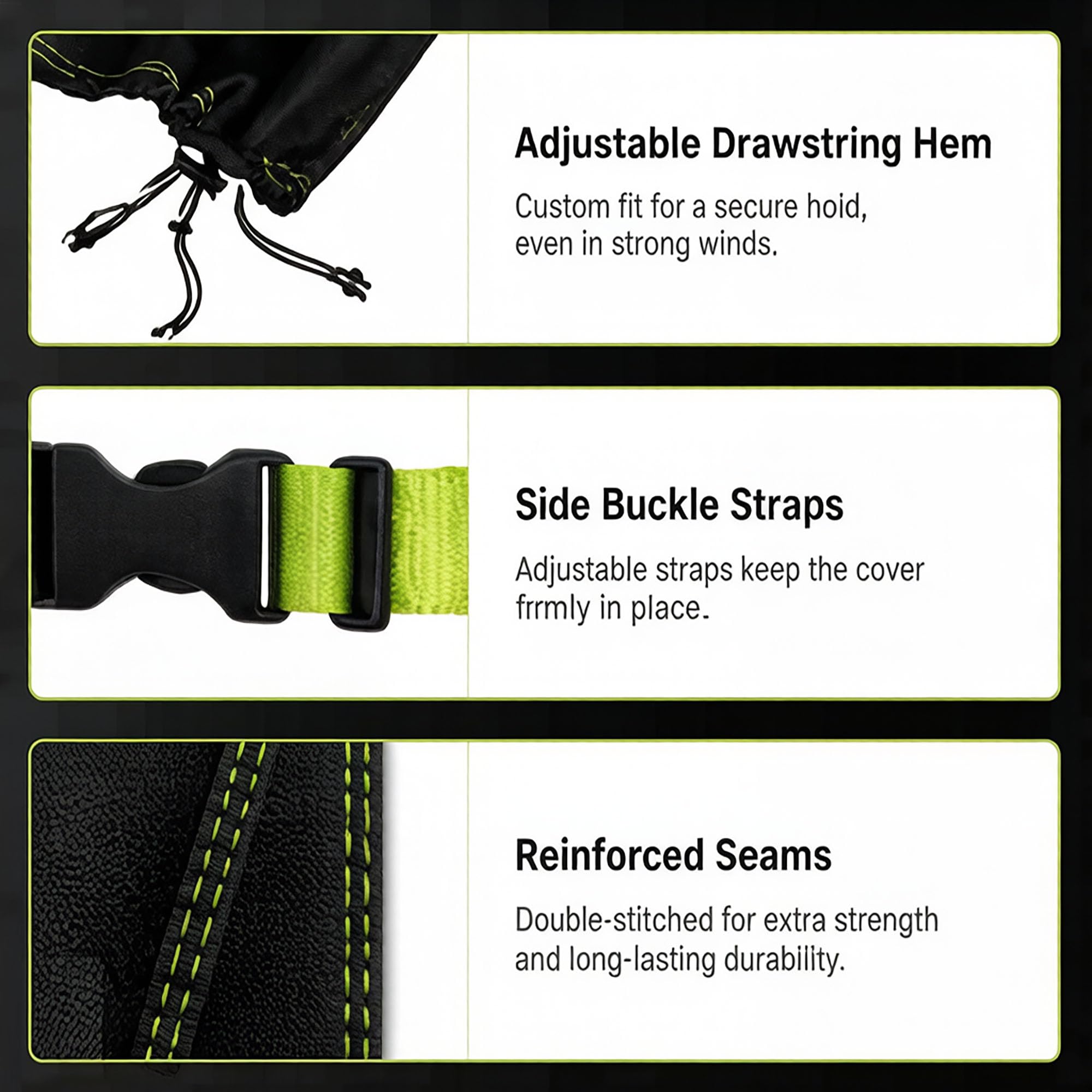 Funda para Barbacoa Impermeable Cubierta Protectora BBQ Exterior para Napoleon Freestyle 425 2020-2026 | Viento Desgarros y Polvo with Buckle Straps Patio