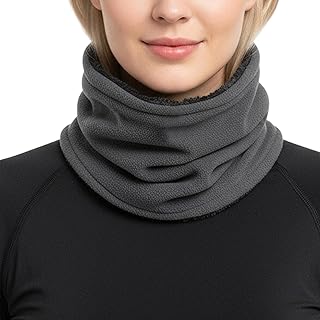 [ETUCYNG] 首や首元を温める 防寒具,通気性 防風 調整可能 フリースカバー,女性用 ネックウォーマー | 男女兼用 スキー スノーボード 寒冷地 冬 バイク ランニング アウトドア アクティビティ 対応