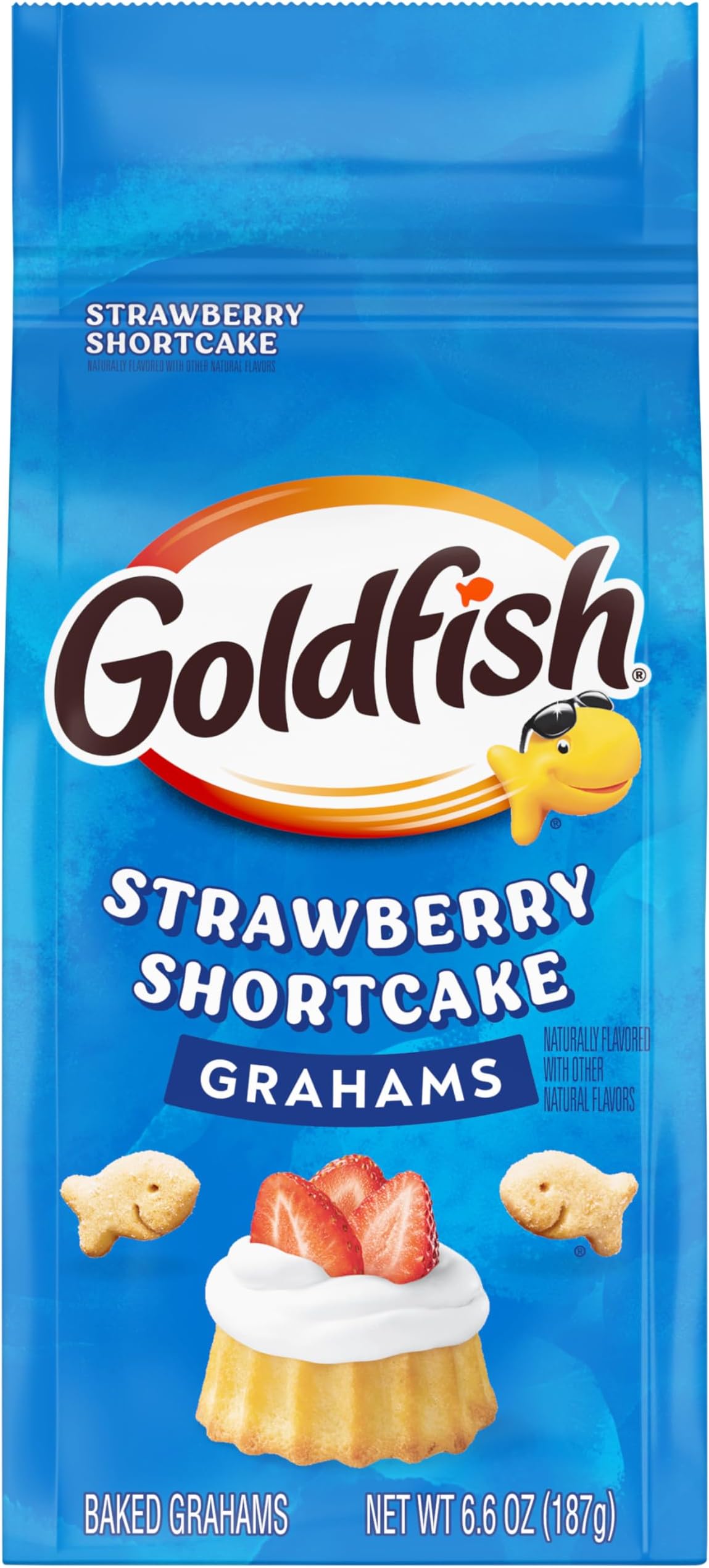 Grahams Strawberry Shortcake Flavored Graham Crackers, 6.6 Oz