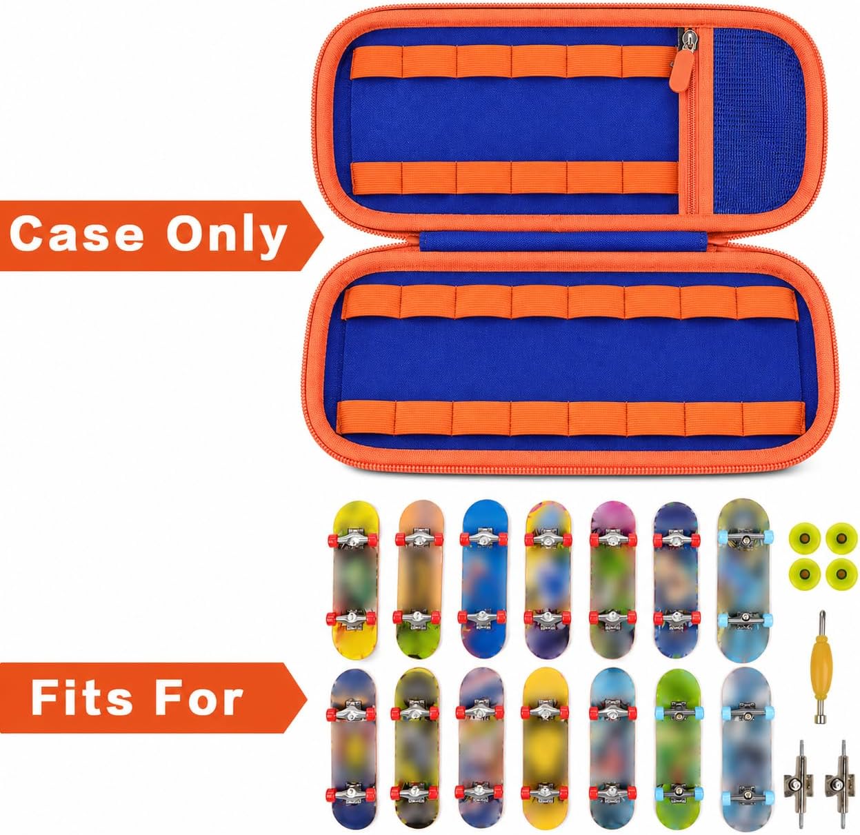 Finger Skateboard Case for TECH DECK Fingerboard Ultra DLX 14 Pack,Box Only image 2