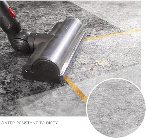 Miniatura 3 de tyfuture Alfombra suave y esponjosa para dormitorio antideslizante de lujo fácil de limpiar estilo moderno duradera para pasillo sofá estudio color