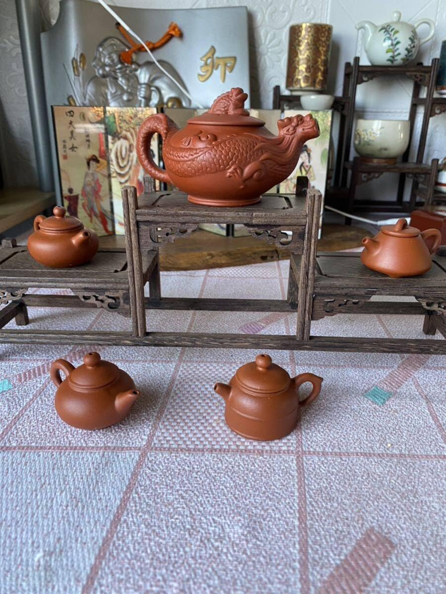 Amazon.co.jp: 中国宜興 5種類紫泥 可愛い紫砂壺急須 茶壺 茶器 茶道具