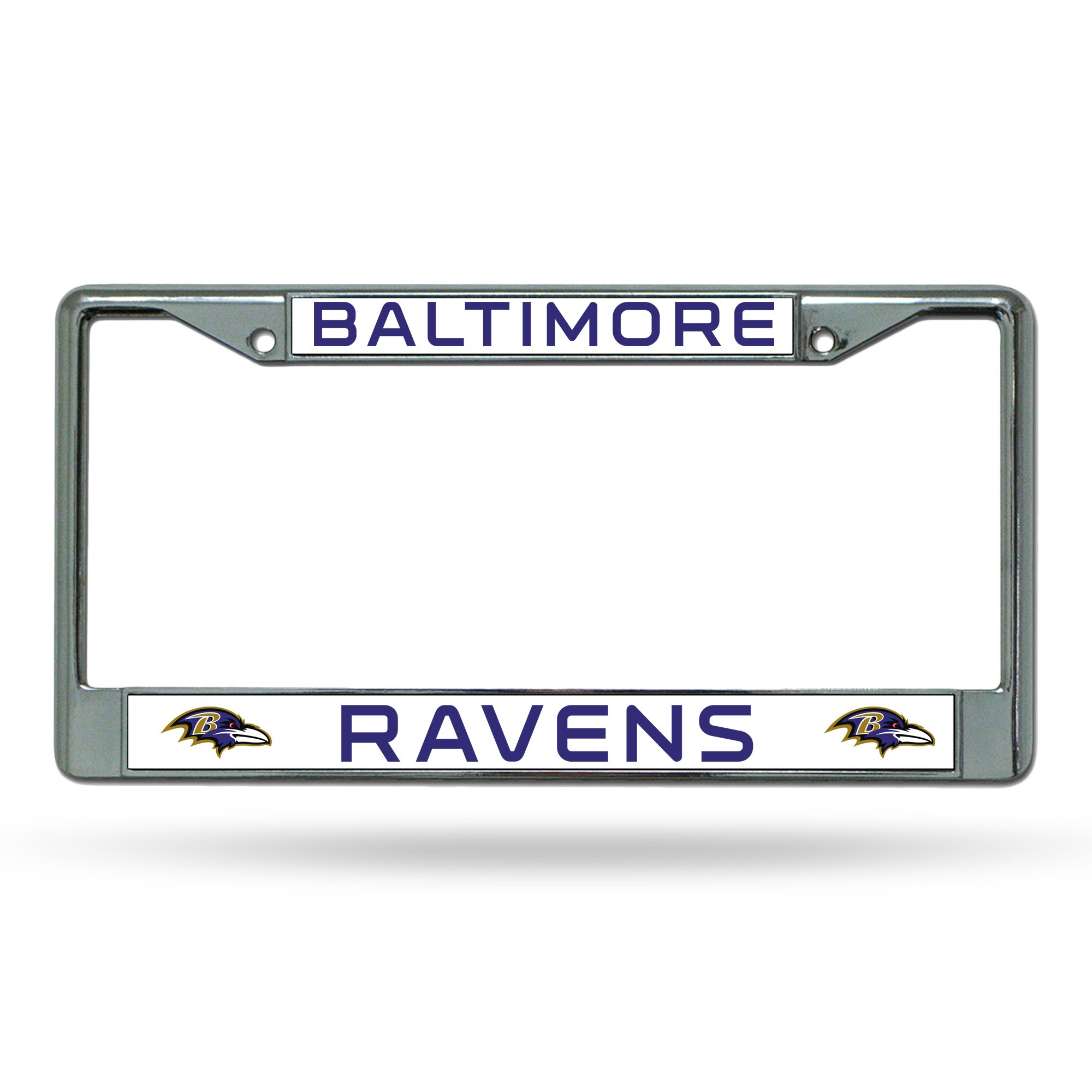 Rico Industries NFL Fan Shop Standard Chrome License Plate Frame