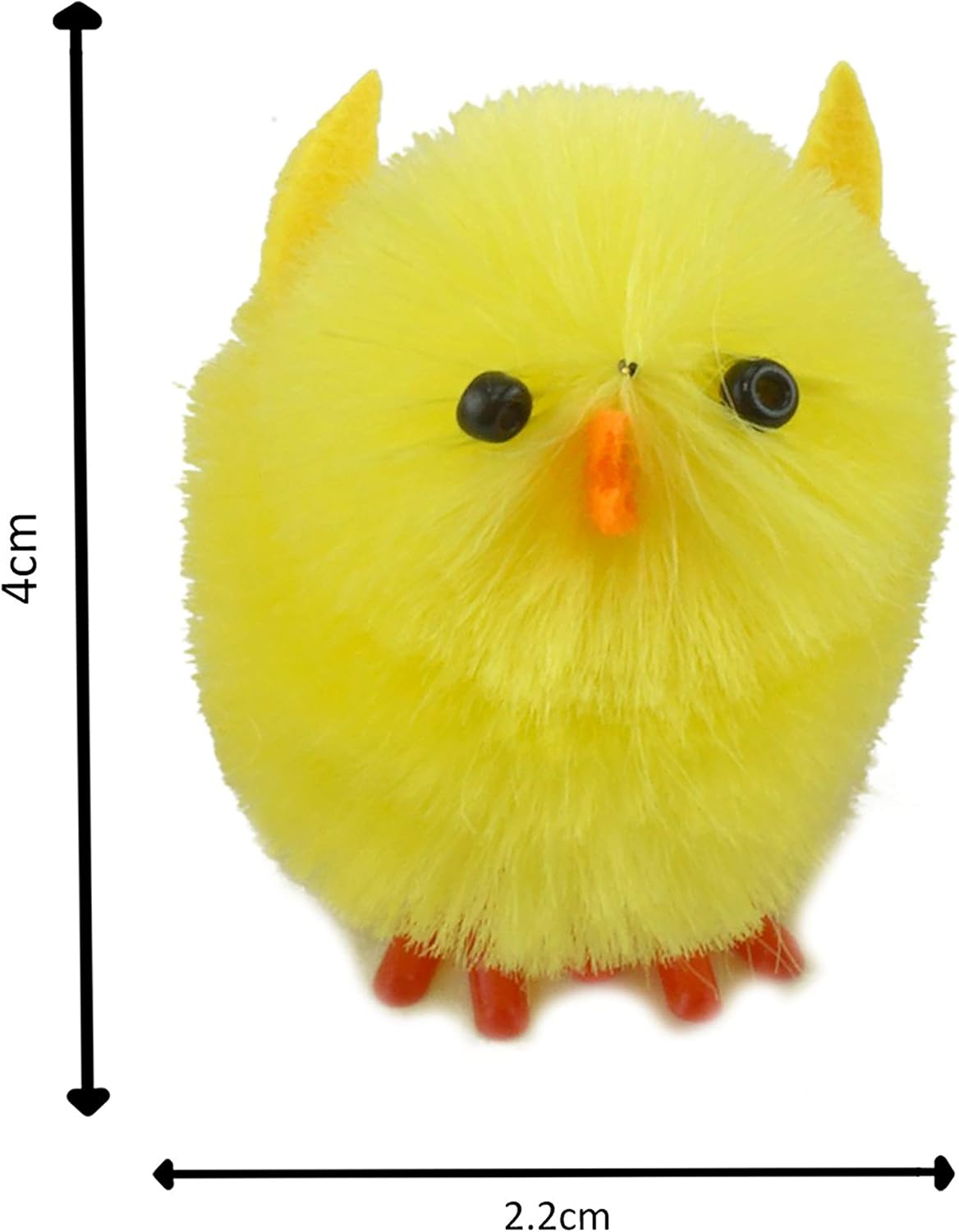 12Pcs Easter Fluffy Chicks, DIY Arts and Crafts, Adorable Face Chick Ornaments - Image 3