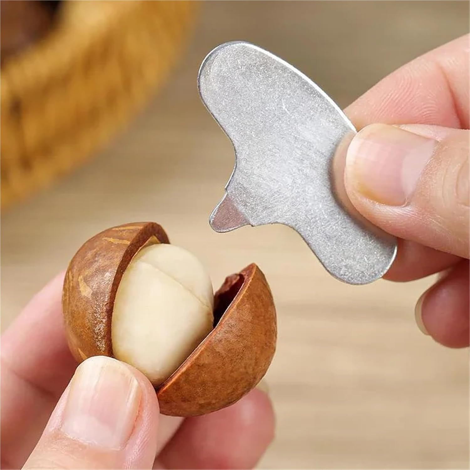 Kitchen Nut Sheller Tool Cracker Nutcracker Crack Almond Walnut Pecan Hazelnut Filbert Macadamia Opener