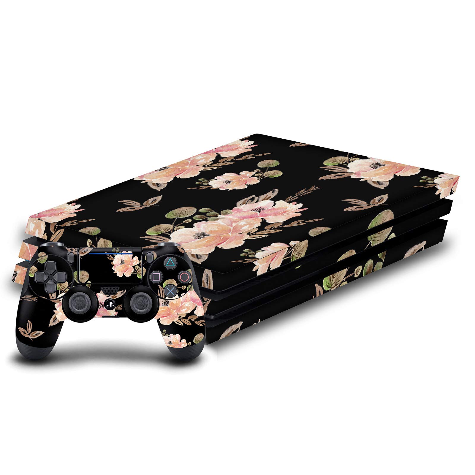 Skin Vinyle PS4 Pro Finition Vintage Noir de Haute Précision