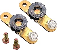 Vista 9 de Ampper Interruptor de desconexión de batería de poste lateral 12V, interruptor de desconexión rápida de corte de batería, interruptor de apagado