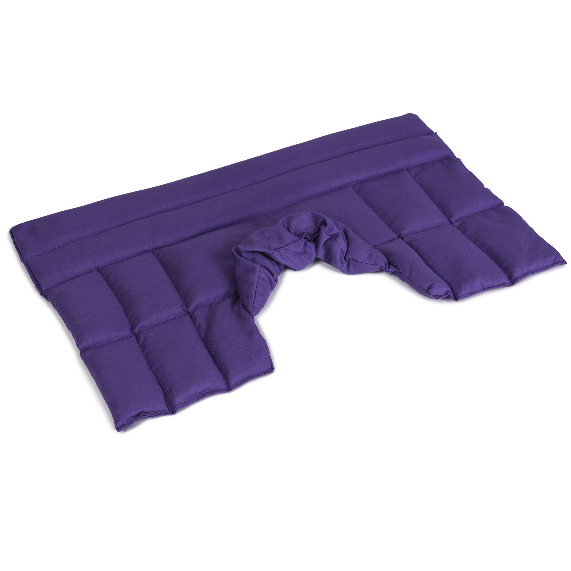 Wärmekissen Nacken: Rapssamenkissen Schulter & Nackenkissen mit Kragen. Wärmekissen Körnerkissen Nackenwärmer für Mikrowelle und Backofen (lila, Rapssamen)