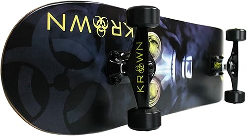 Miniatura 3 de Krown Pro - Patineta completa, calidad de estilo profesional, cubierta de arce de 7 capas, camiones de aluminio, ruedas de uretano, rodamientos de