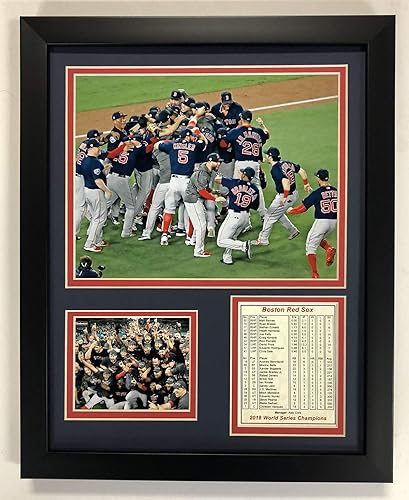 Legends Never Die MLB Boston Red Sox 2018 Cadre photo encadré Motif champions du