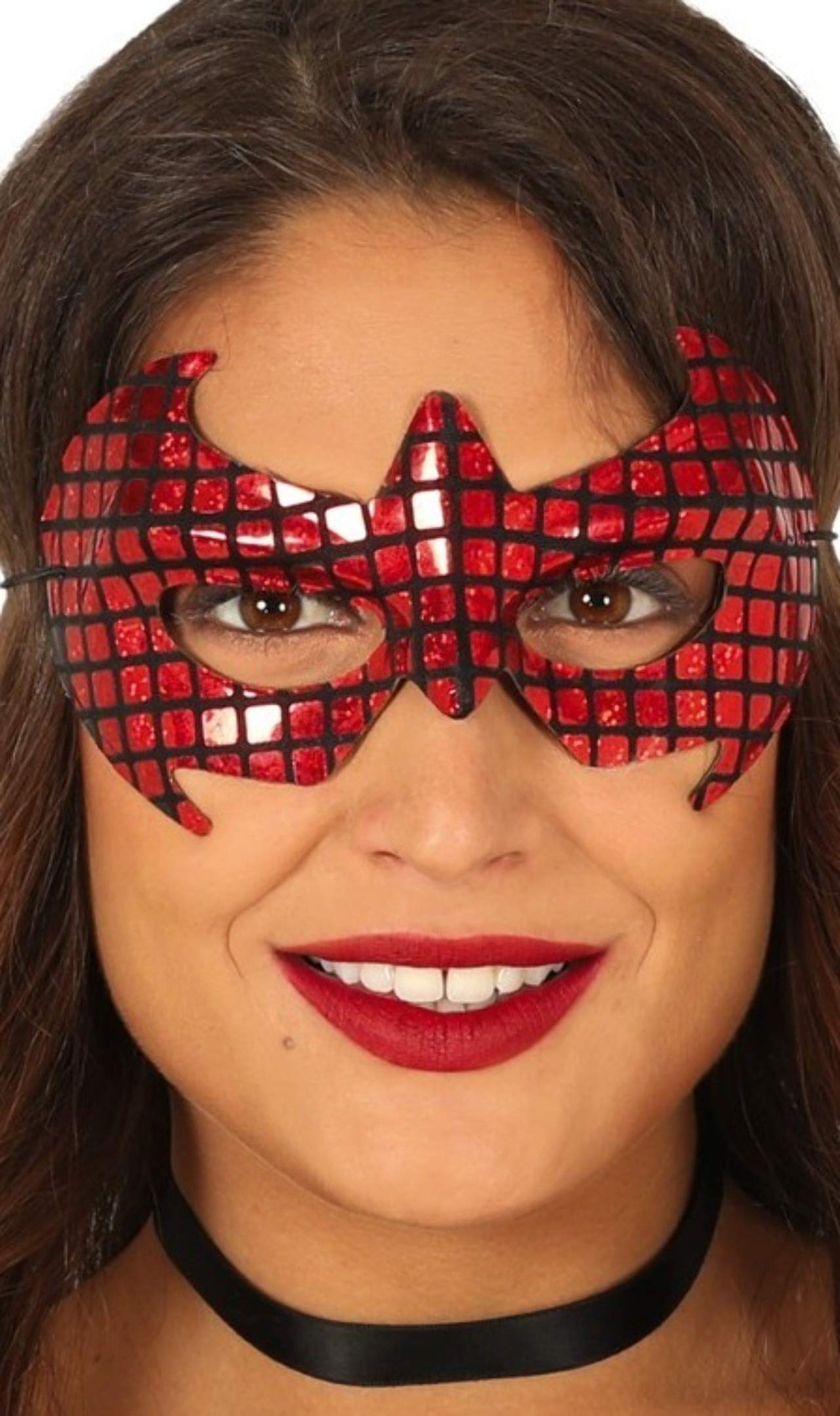 FIESTAS GUIRCA Super Hero Red Eye Mask