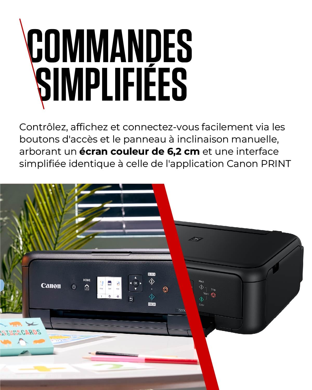 Canon 2228C006 Imprimante multifonction Jet d'encre A4 Noir