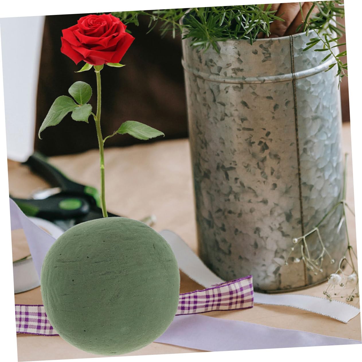 STOBOK 4 Pz di Fiori Schiume di Fiori Palline di Schiuma Secca Palline di Schiuma Floreale Blocchi di Schiuma Floreale Schiuma per Fiori Spugna Composizioni Floreali Resina Fenolica