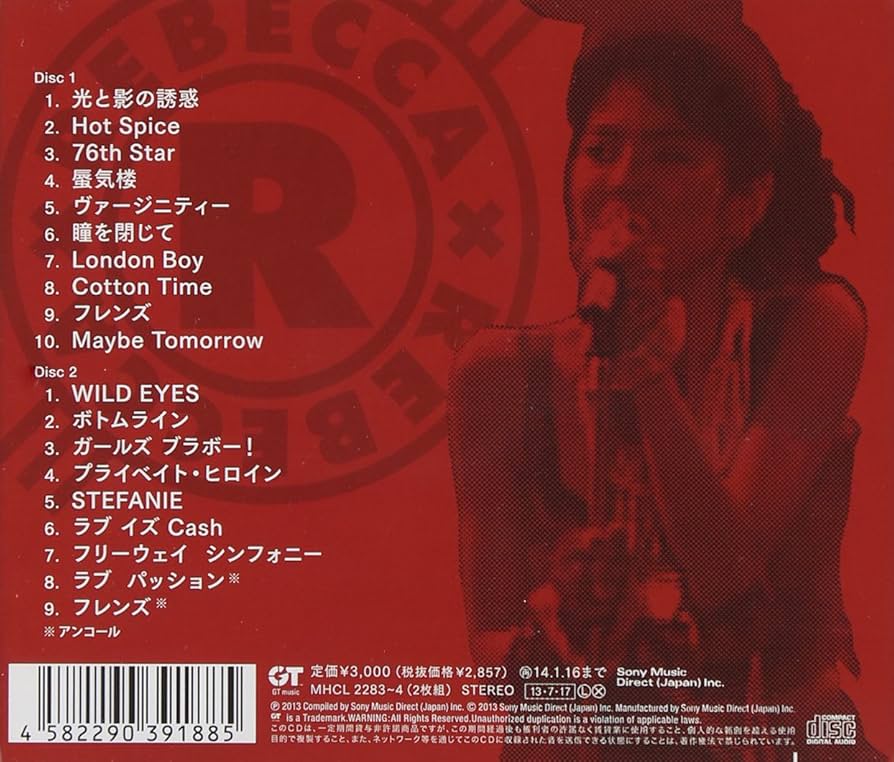 Amazon.co.jp: REBECCA LIVE'85~Maybe Tomorrow Tour~ - レベッカ