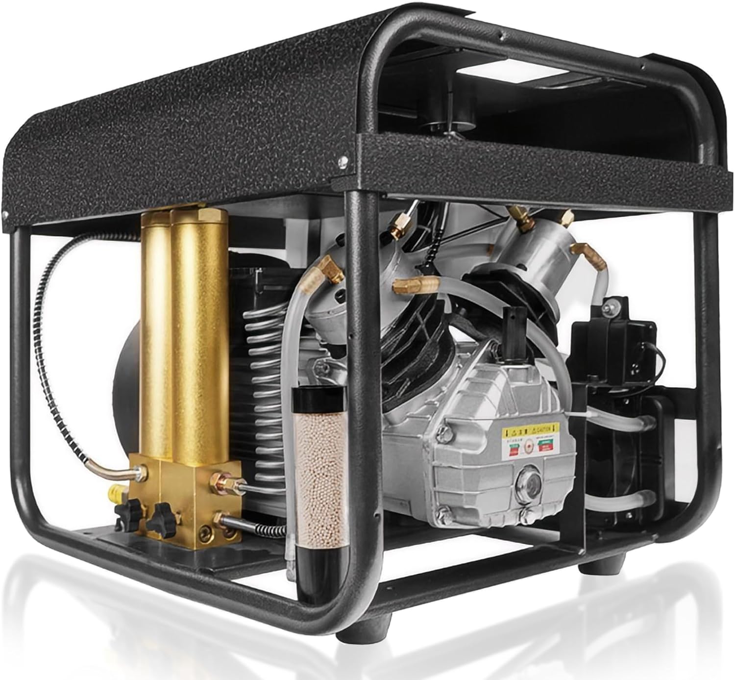 TUXING 4500Psi PCP Air Compressor,Diving Compressor,Two-Stage Filtration,Auto Shutoff,Dual Cooling System for PCP Air Rifles, Paintball Guns, and Diving Tanks(TXEDT032)