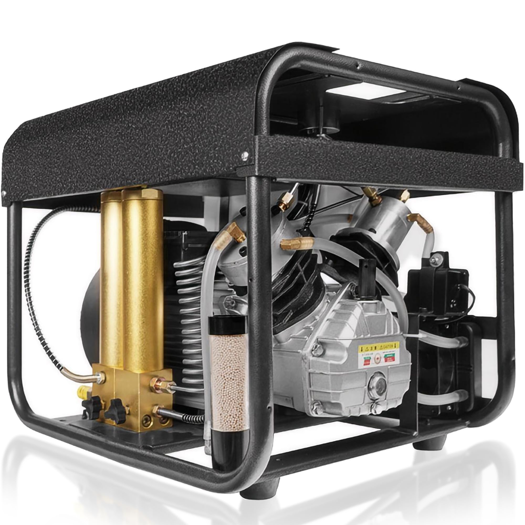 TUXING 4500Psi Pcp Air Compressor | Scuba Tank Compressor | Built-in Water and Fan Cooling System | Two Stage Filtration Filter | for Paintball Air Rifle Diving Scuba Tank (TXEDT032)