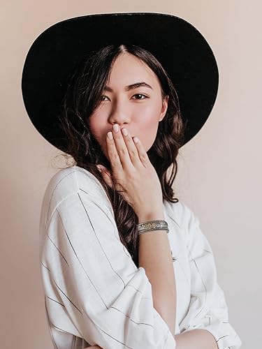 Miniatura 4 de Long tiantian Heart Leather Bracelets for Women Boho Western Jewelry for Women Cowboy Vintage Jewelry PinkRed Wrap Cuff Bracelets Valentines Day