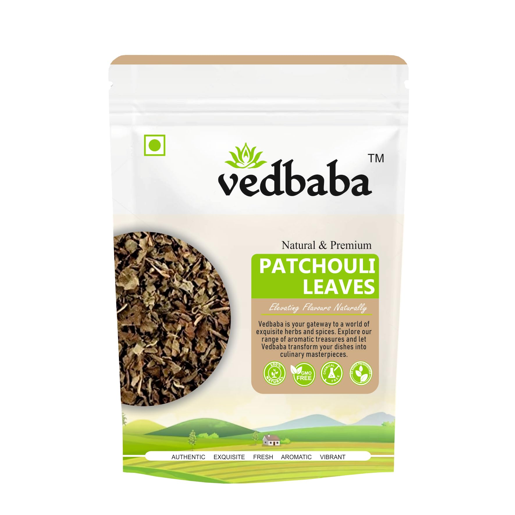 Vedbaba Patchouli leaves - 100 GM | Non GMO, Gluten Free | Good For Skin (B0CC6PB8TQ) Amazon Price History, Amazon Price Tracker