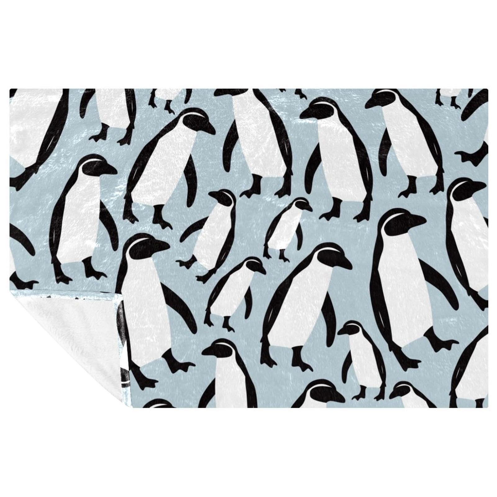 Couverture pingouin douce et chaude pour des moments complices en famille