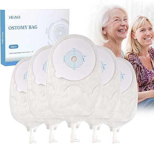 10 bolsas de urostomía, bolsa de estoma de una pieza para orina anti-reflujo de urrostomía proveedores, bolsa drenable de 0.591-1.772 in para el