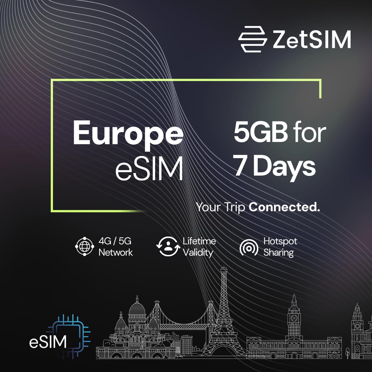 ZetSIM Europe eSIM � 5GB Data for 7 Days | Prepaid Travel SIM for 39 Countries | No Roaming Charges-image-31
