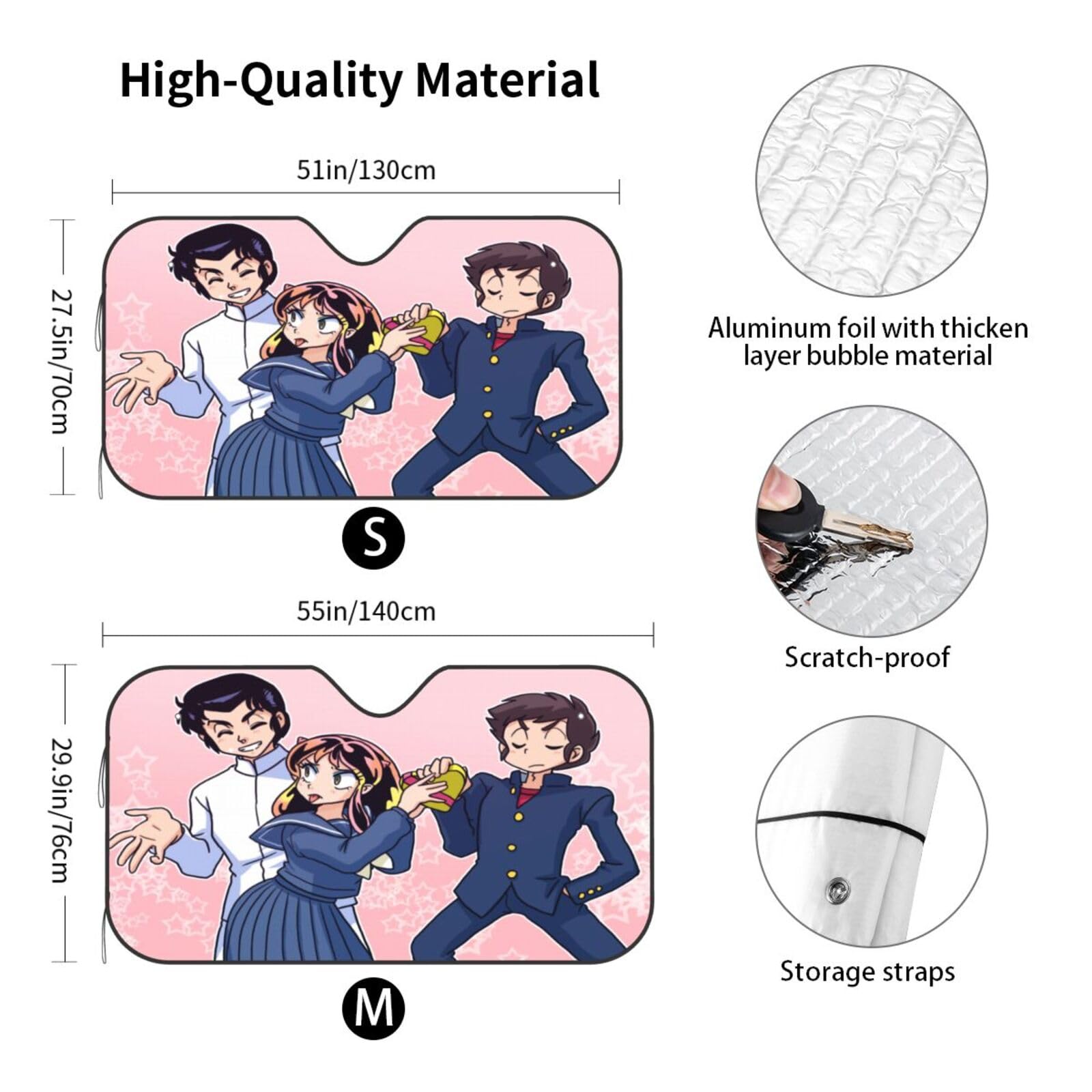 Amazon.co.jp: 諸星あたる 可愛い アニメファッション 車用