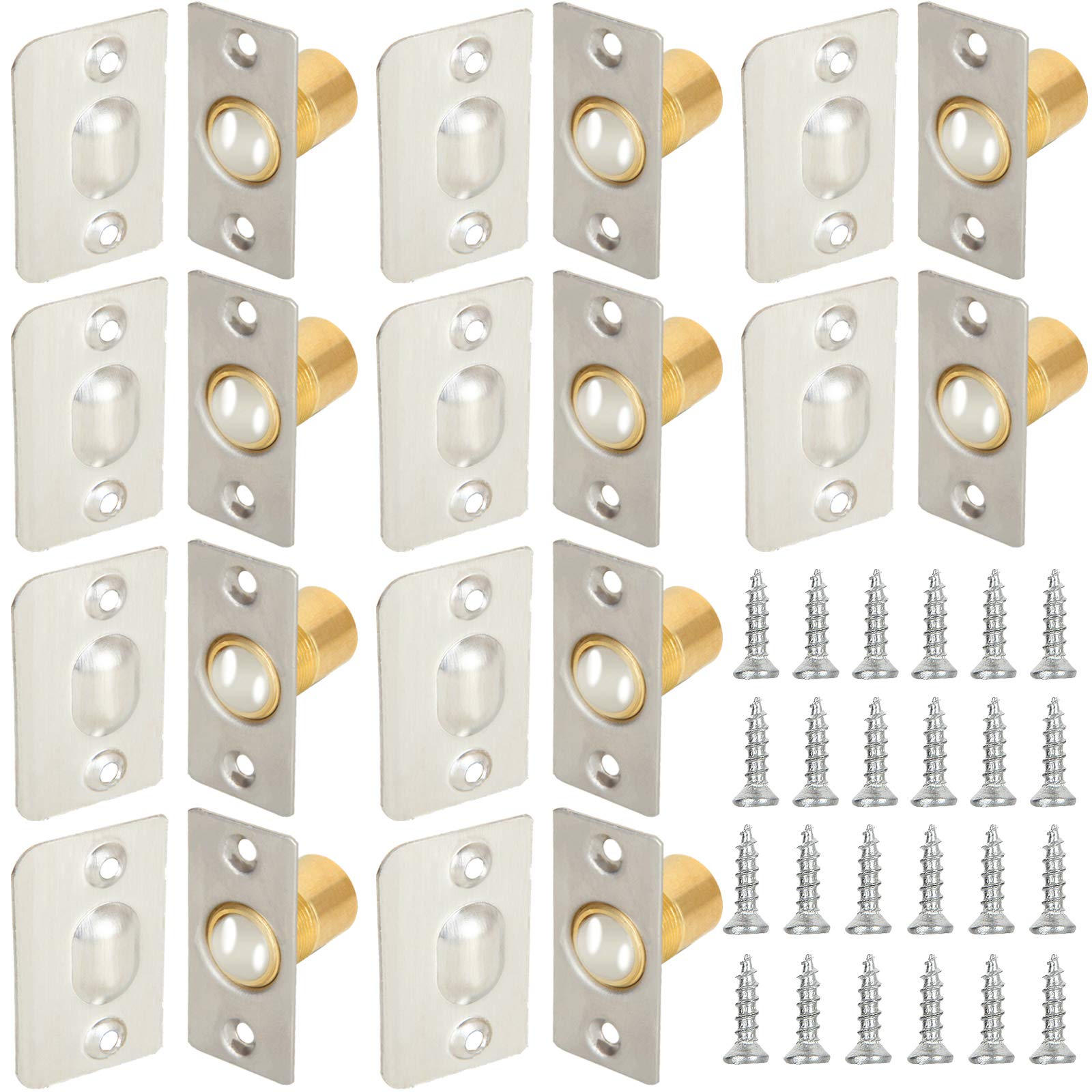 AConnet Lot De 10 Loquets à Billes Réglables – Matériel De Porte