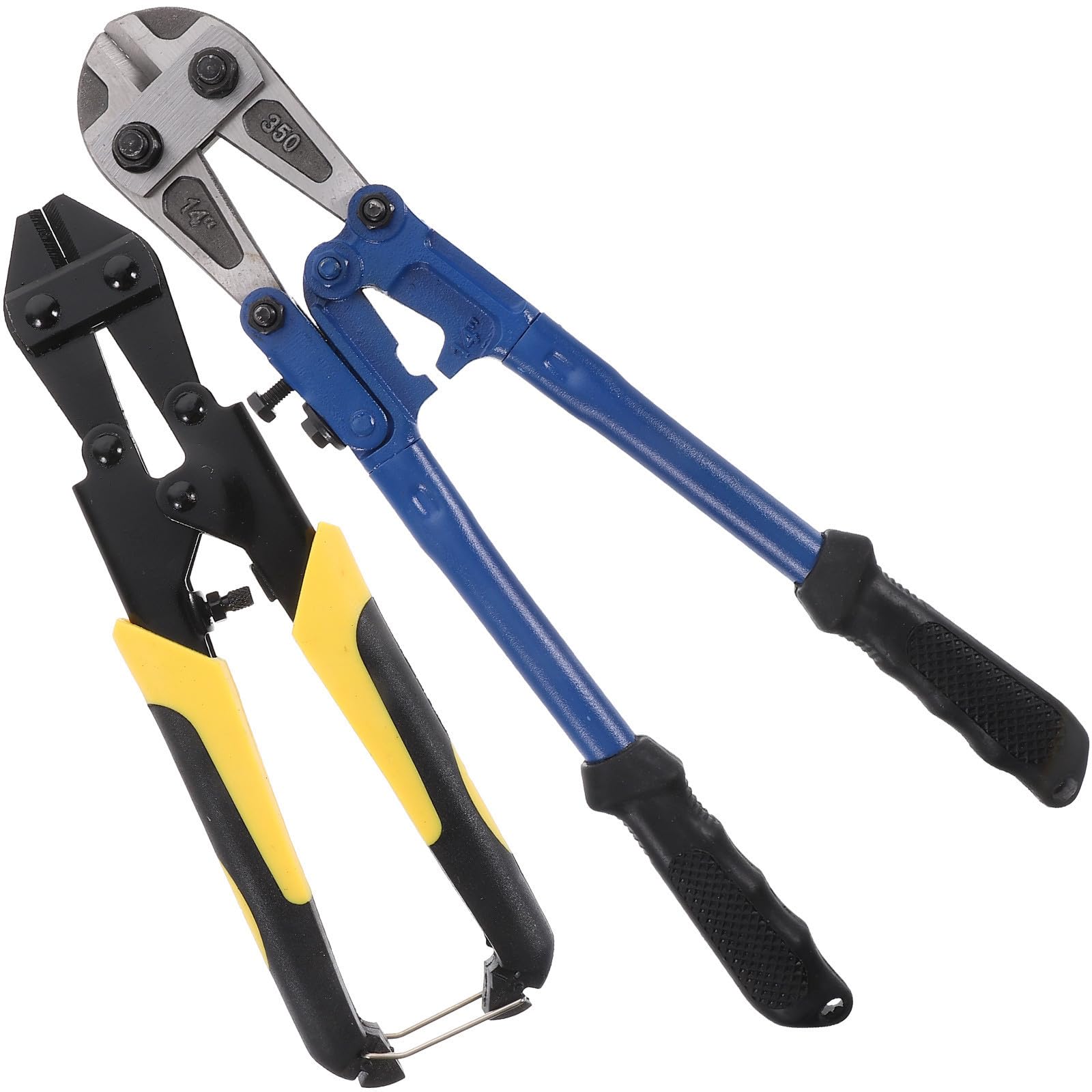 Abaodam Tagliacavi Tronchese per Acciaio 2 Pezzi 8 e 14 Pollici Tronchesino Ergonomico Impugnatura in Gomma per Taglio Facile e Design Robusto