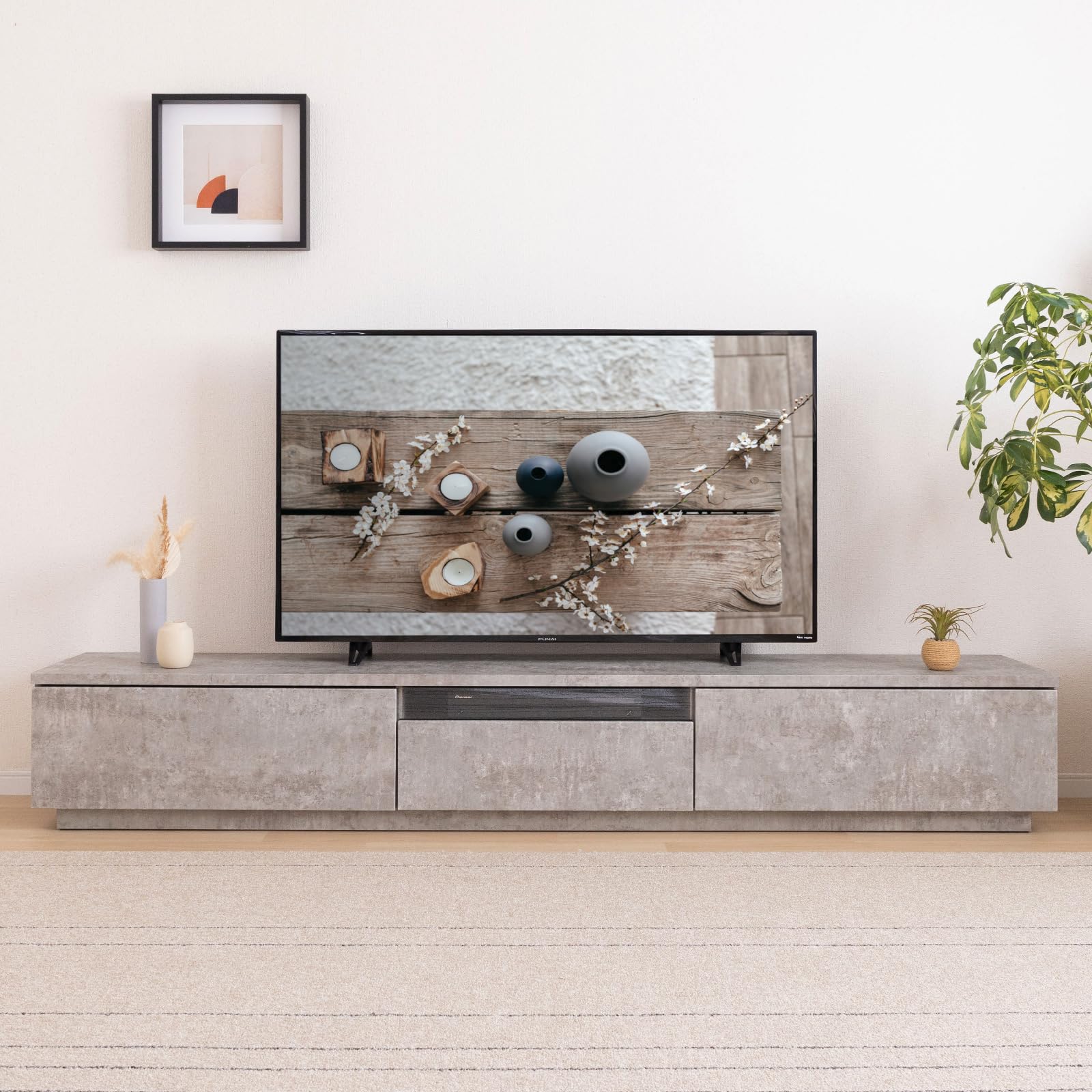 テレビ台　グレー　横約70cm gb-inte-0942_5.jpg