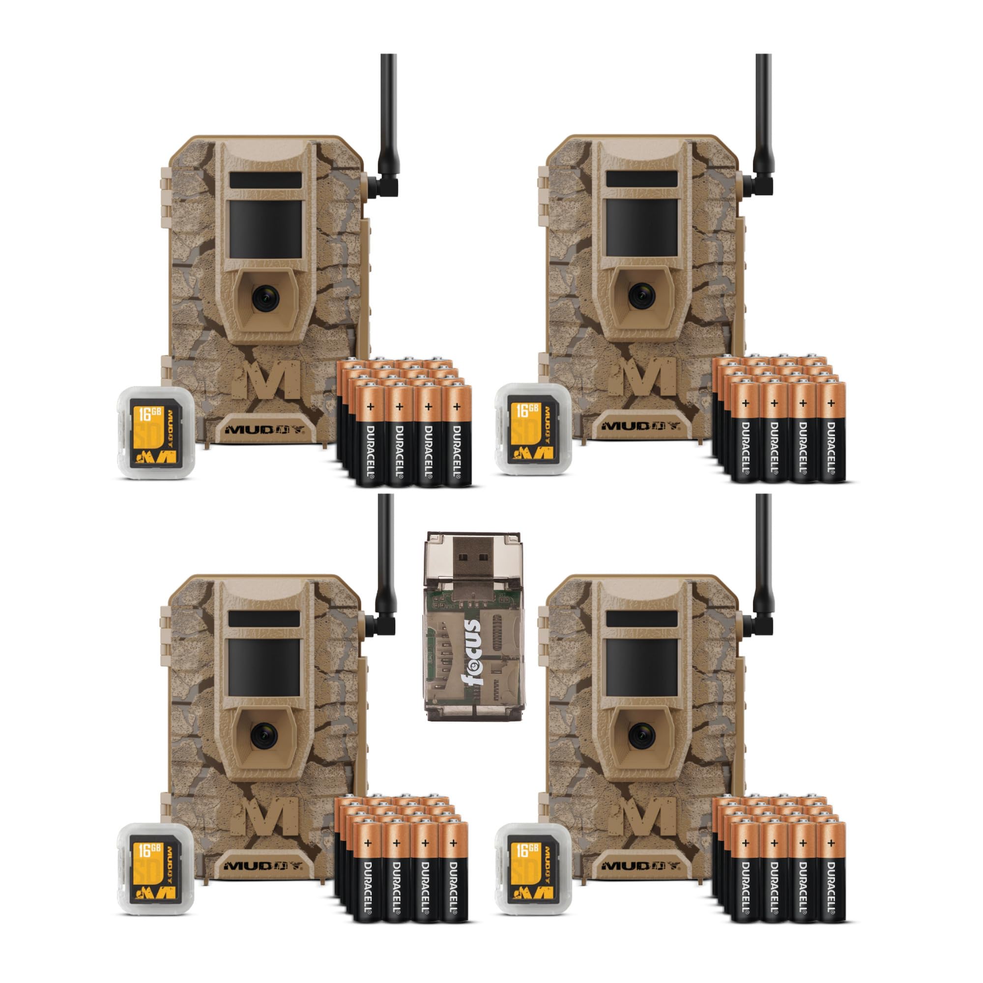 Appareil photo cellulaire grand angle MUDDY Mitigator 2.0 vidéo 720p détection automatique