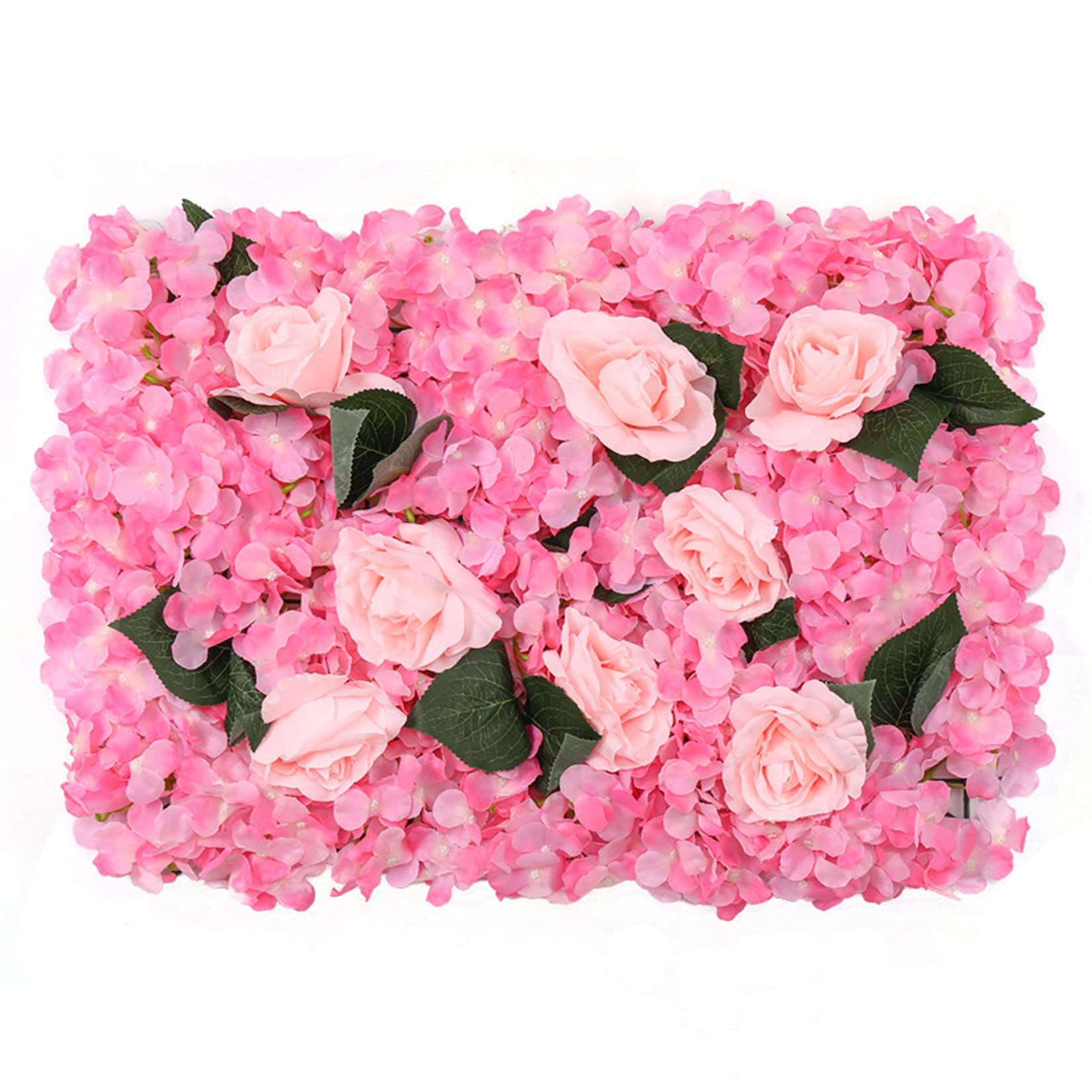 DFLY Flower Wall Backdrop Pink Rose Flower Flower Backdrop Wedding Backdrop Girl Birthday Party Photo Backdrop,60Cm,2