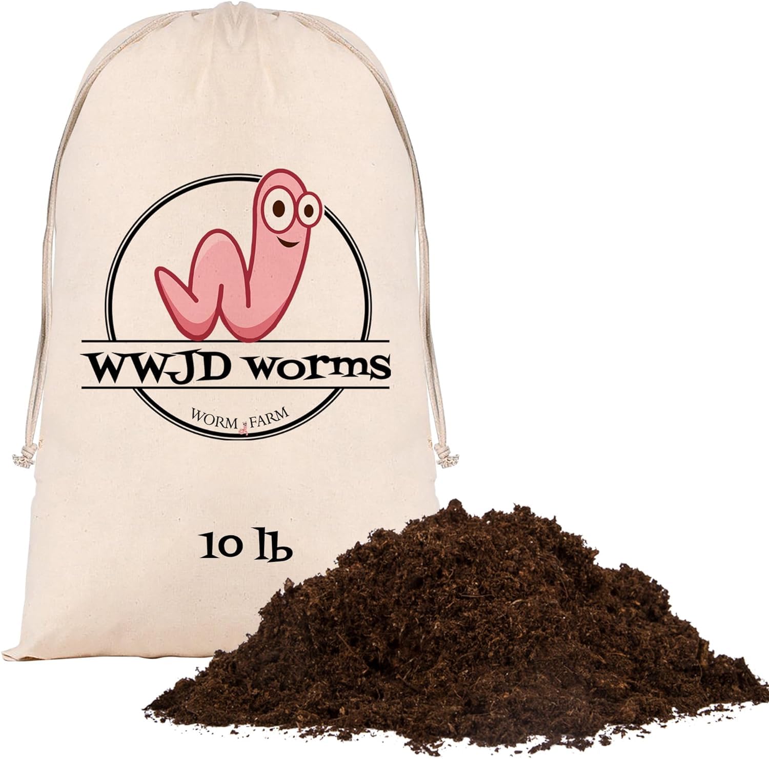 WWJD Worms 10lb Worm Bedding for Nightcrawlers (Worms Not