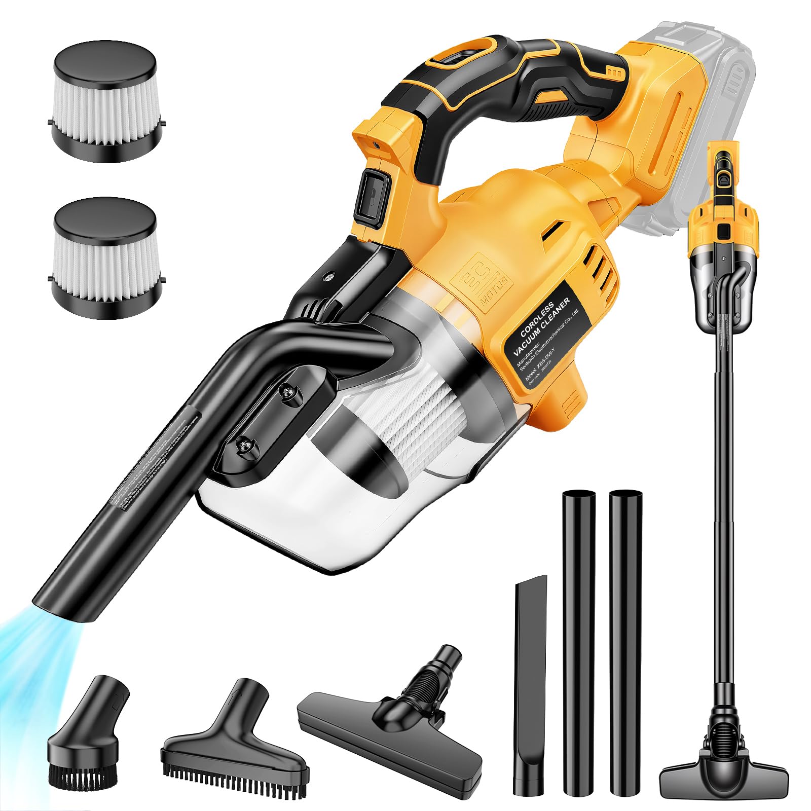 Amazon | CAMXTOOL コードレス掃除機 Dewalt 20Vバッテリー用