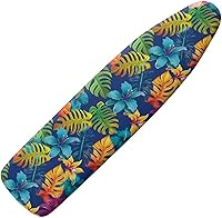 Vista 13 de Cubierta de tabla de hierro de aguacate, tamaño estándar, acolchado grueso con gancho y bucle, almohadilla de planchar para mesa, cubierta extra