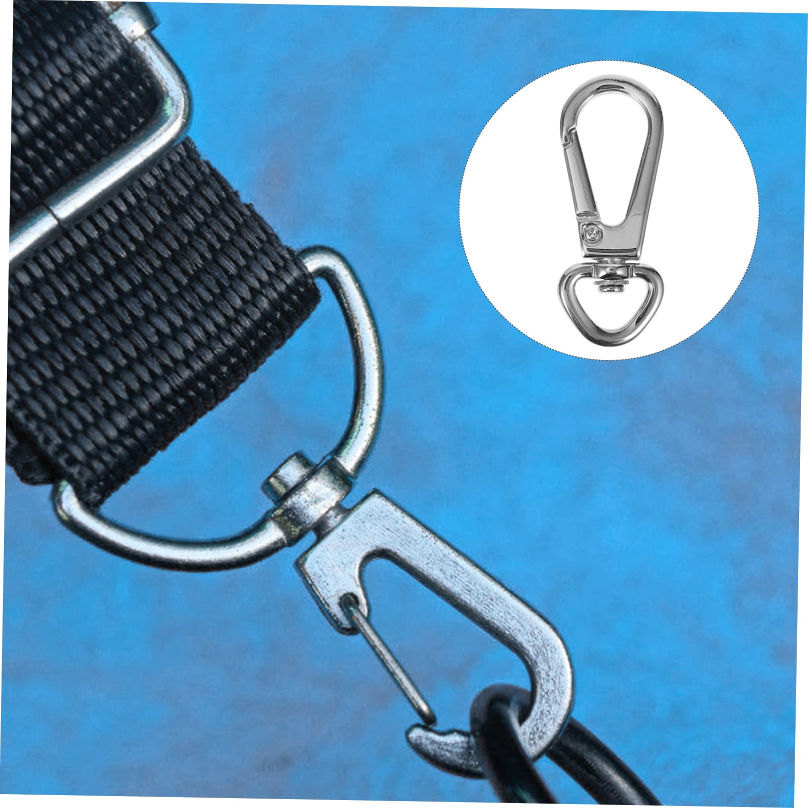 SEWACC 30 Pièces Crochet en métal Fermoir à Griffe Professionnel Fermoir Griffe pour Key Organizer Organisateur de clé Fermoir à Griffes Multifonctionnel Porte-clés Mousqueton