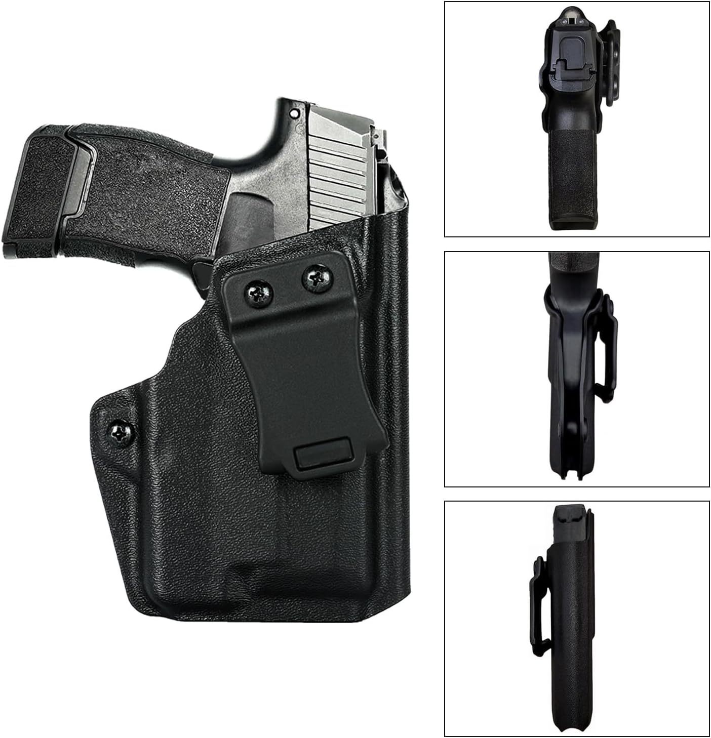 IWB Holster Right Hand Fits Sig P365/P365 SAS/P365 SAS w/P365X w/TLR-6/TLR-6 HL Holster & IWB/OWB Universal 9mm/.357 Sig/.40 Double Stack Mag Carrier (Stream Light TLR-6/TLR-6 HL Must be Attached)