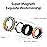 (6PCS) Magnetic Rings Fidget Toy Set, Idea ADHD Fidget Toys, Adult Fidget Magnets Spinner Rings for Anxiety Relief Therapy, Fidget Pack Great Gift for Adults Teens Kids