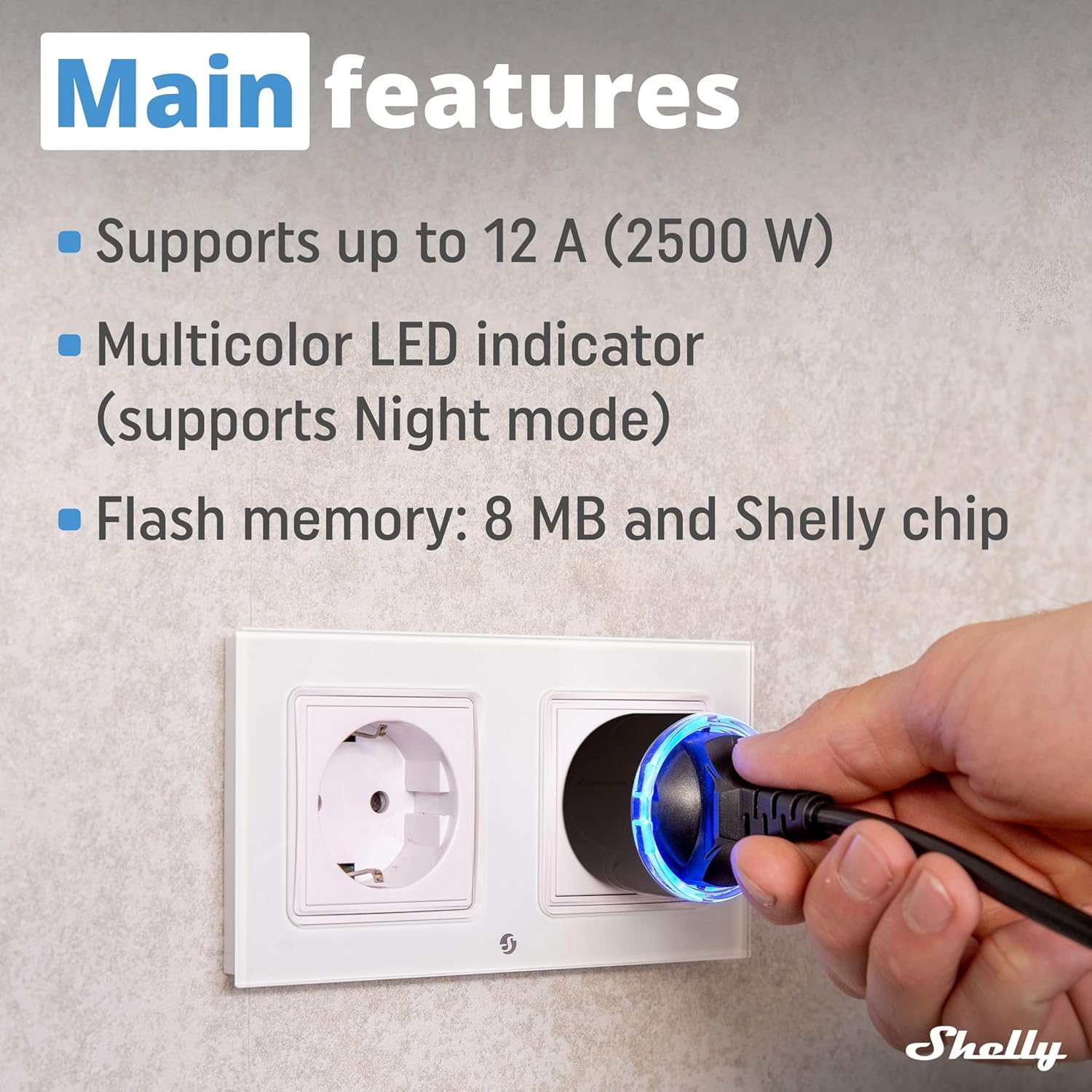 Shelly Plug S MTR GEN3 White | Preisvergleich bei