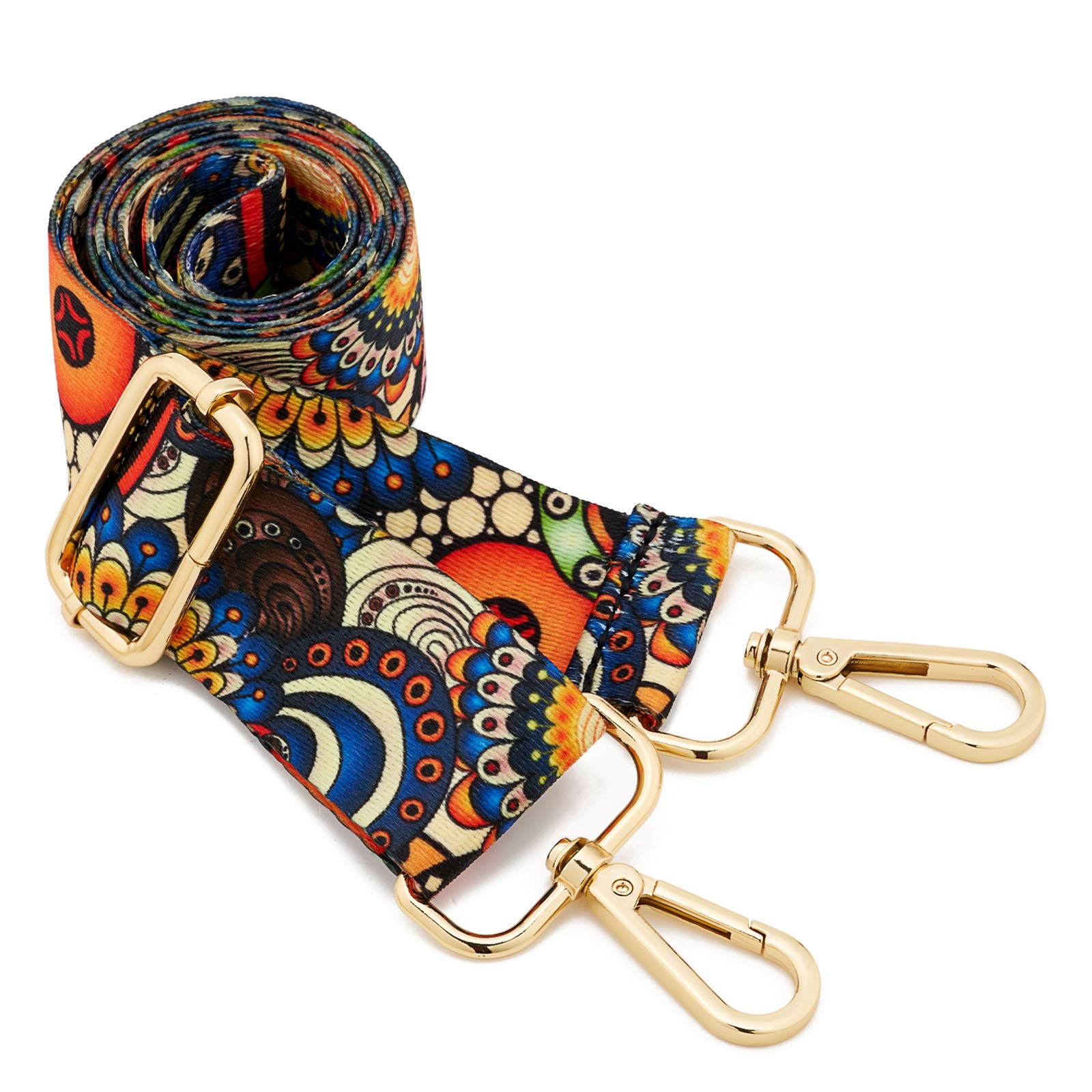 ZOOEASS Wide Shoulder Strap Adjustable Replacement Belt Crossbody Canvas Bag Handbag