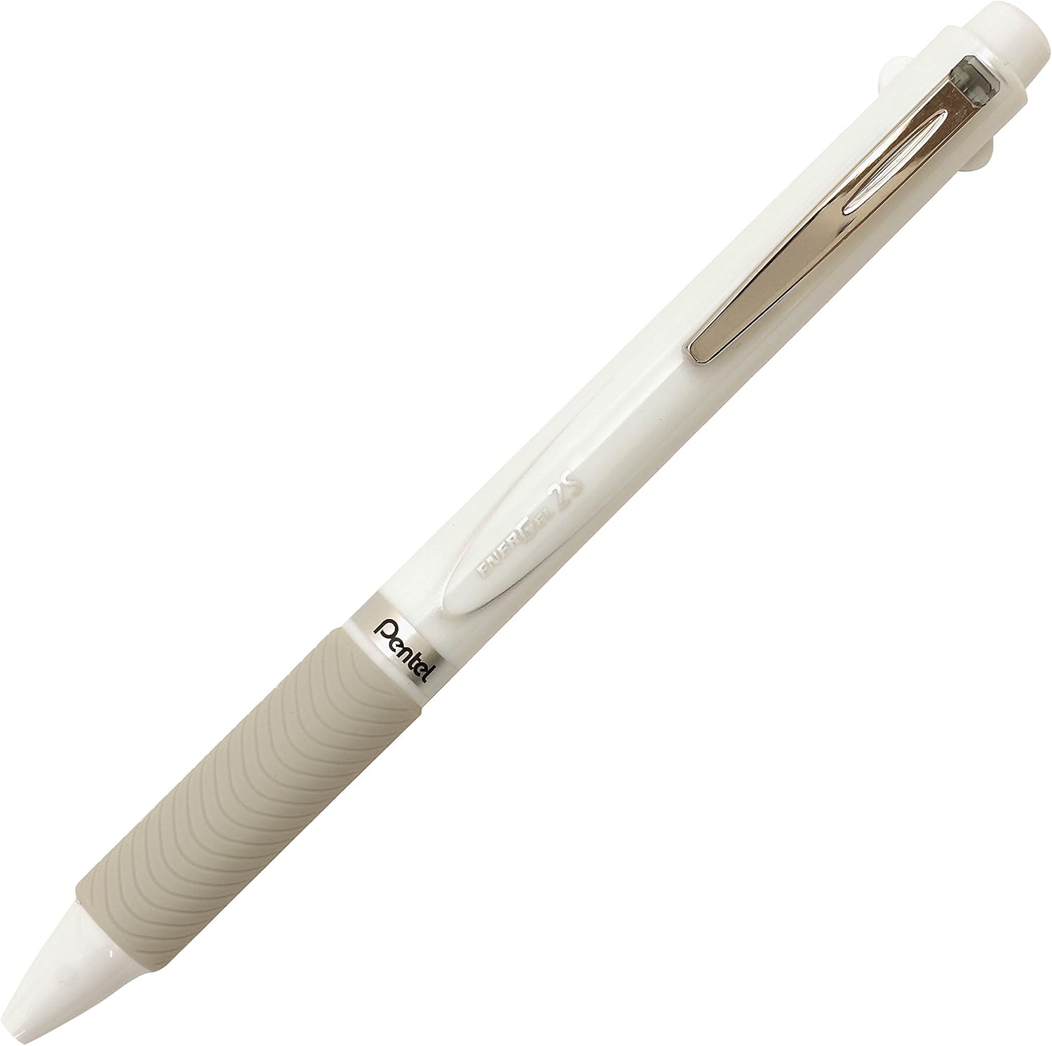 Pentel Multi-Pen Energel, Needle Ballpoint Pen Ink + 0.5mm Mechanical Pencil, Black/Red (XBLW355C)