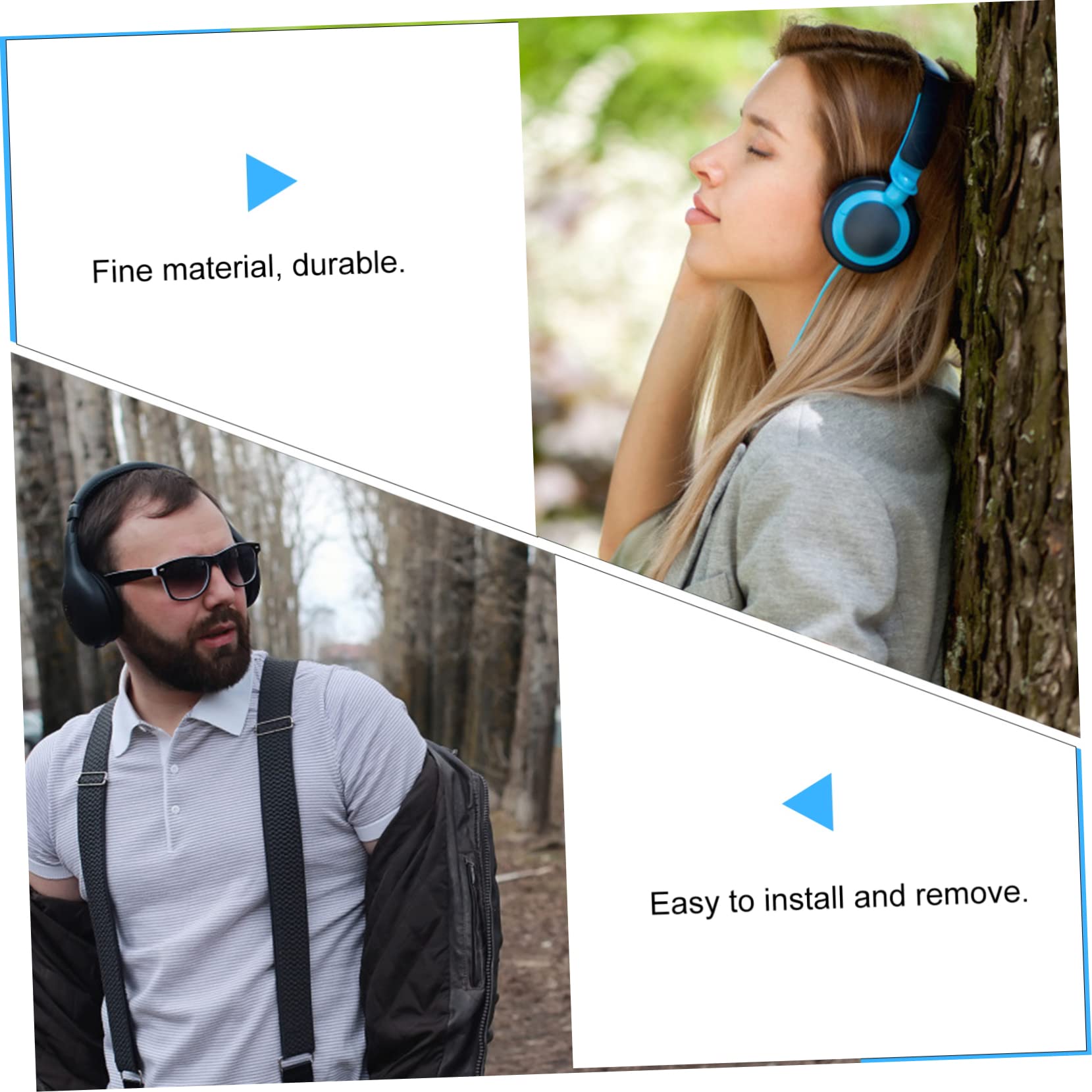 SHINEOFI 6 Series Almohadillas para Auriculares Cojines Repuestos De Esponja Accesorios Compatibles con Auriculares Almohadillas De Reemplazo Cómodas Y Duraderas 30 Piezas X 6