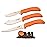 OUTDOOR EDGE Wild Roll Pack - 5-Piece Hunting Kit & Game Processing Set - Includes Gut Hook Skinning Knife, Caping Knife, Boning Blade & Two Stage Sharpener