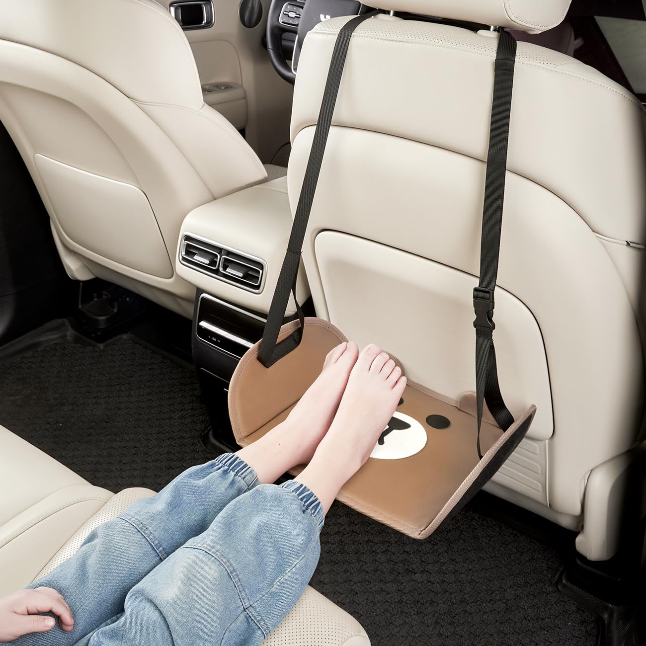 Amazon.co.jp: Cavoyo フットレスト 飛行機 車足置き ハンモック