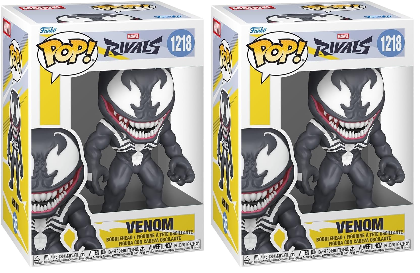 Funko Pop! Games: Marvel Rivals - Venom - 1 in 6 Chance of Receiving The Rare Chase Variant (Blue Venom) - Styles May Vary - Figura de Vinilo Coleccionable - Idea de Regalo - Mercancía Oficial