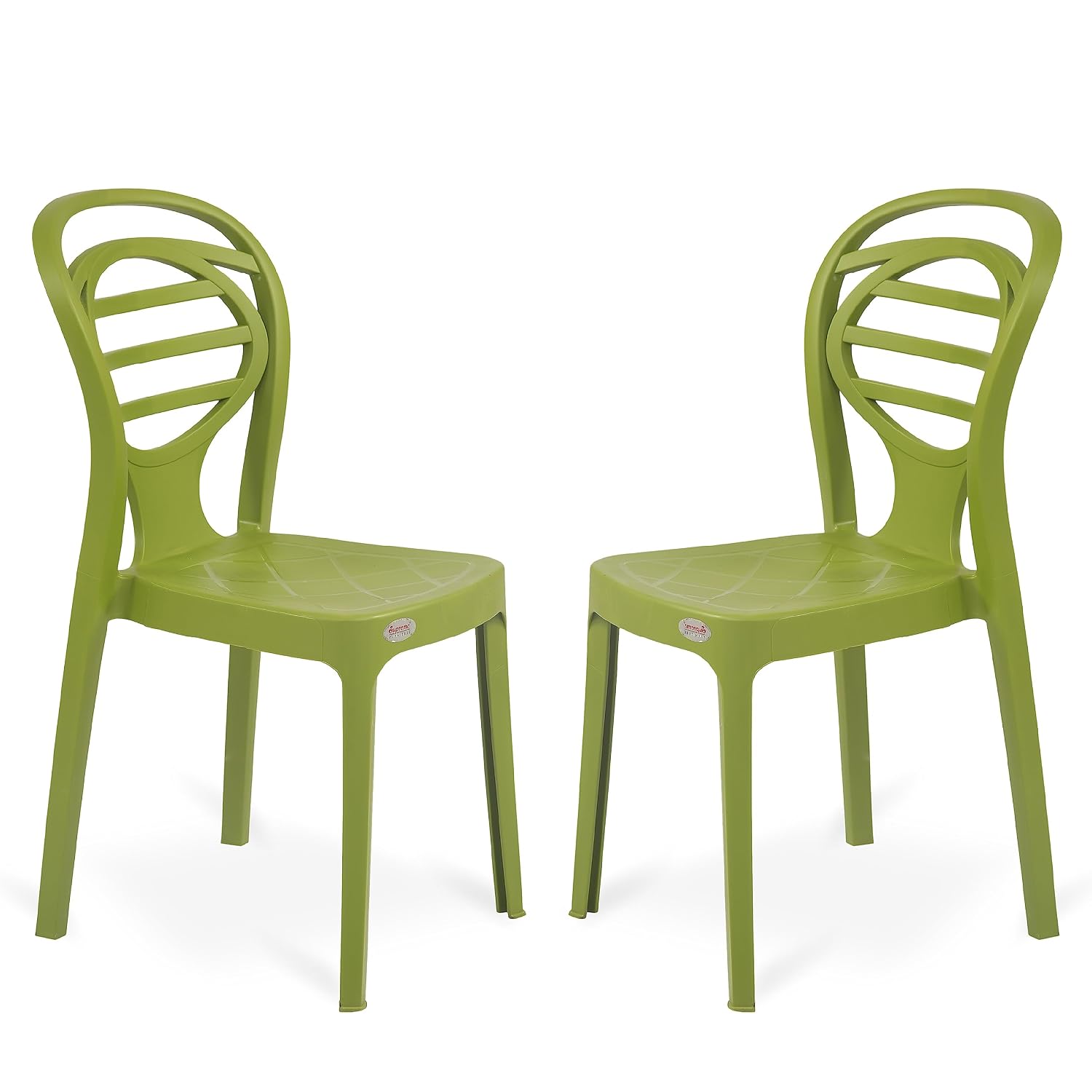 Supreme chairs Oak Armless Plastic Chair for Cafeteria, restaurent and Dining Rooms, Weight Bearing Capacity- 120 kg (Colo... - Review, Price and Buying Guide