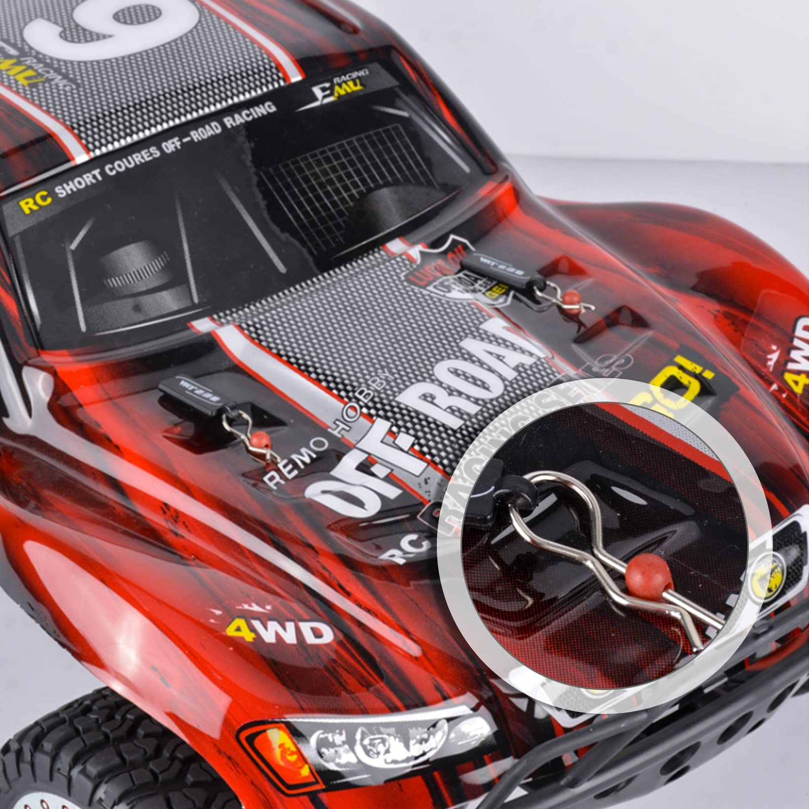 RC Auto Karosserie Clips 30 Stück - Edelstahl Clips Für 1/14 1/16 1/18 Modelle