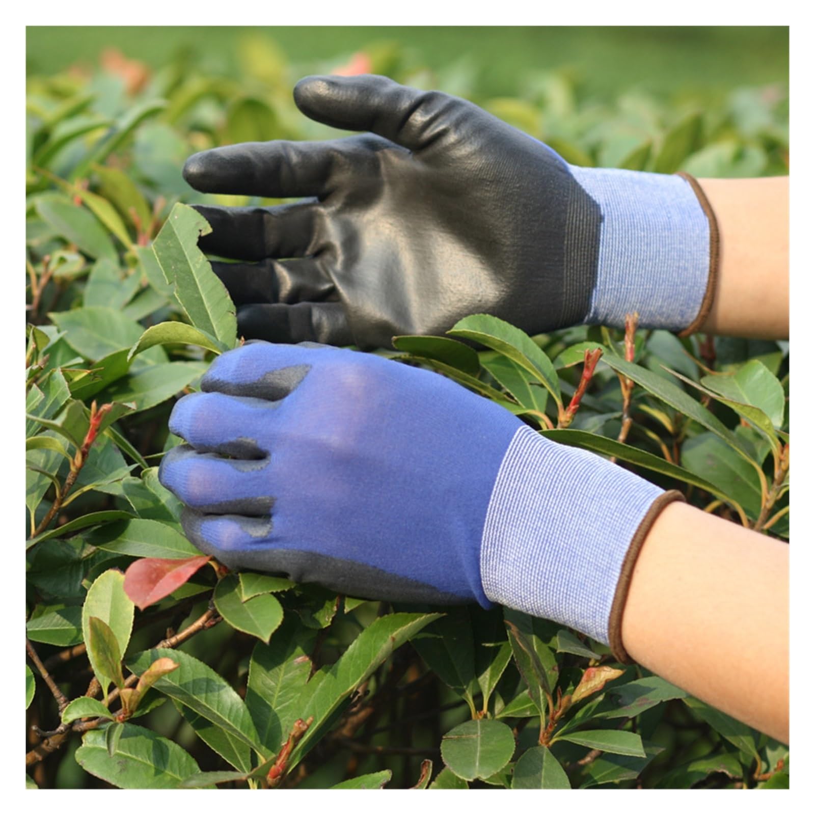Gants De Coupe 12 Paires De Gants De Protection De Travail Flexibles en Nylon Ou Polyester, Fournitures De Sécurité Professionnelles Confortablement Adapté(XL)